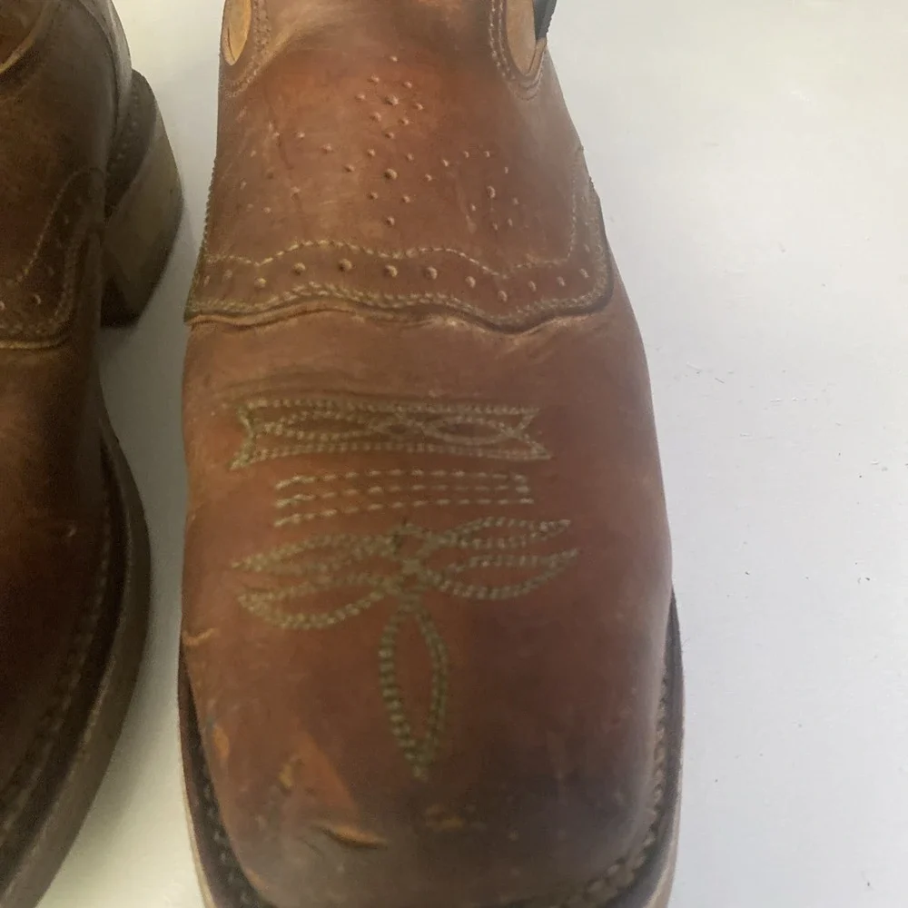 Double-H Dwight Steel Toe Work Boot Brown Men's Size 10.5 D Made In USA